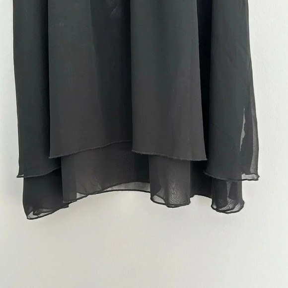 Divided Black Off the Shoulder Dress Sz 6 - Picture 2 of 5
